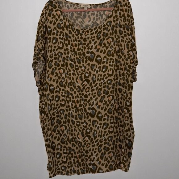 NWOT Umgee Leopard Dress Size L - Picture 2 of 4